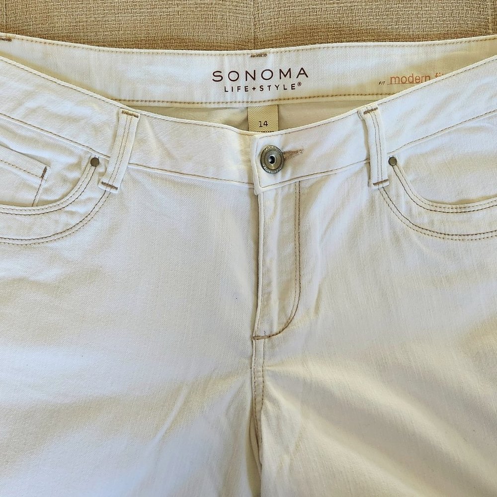 Sonoma white jeans